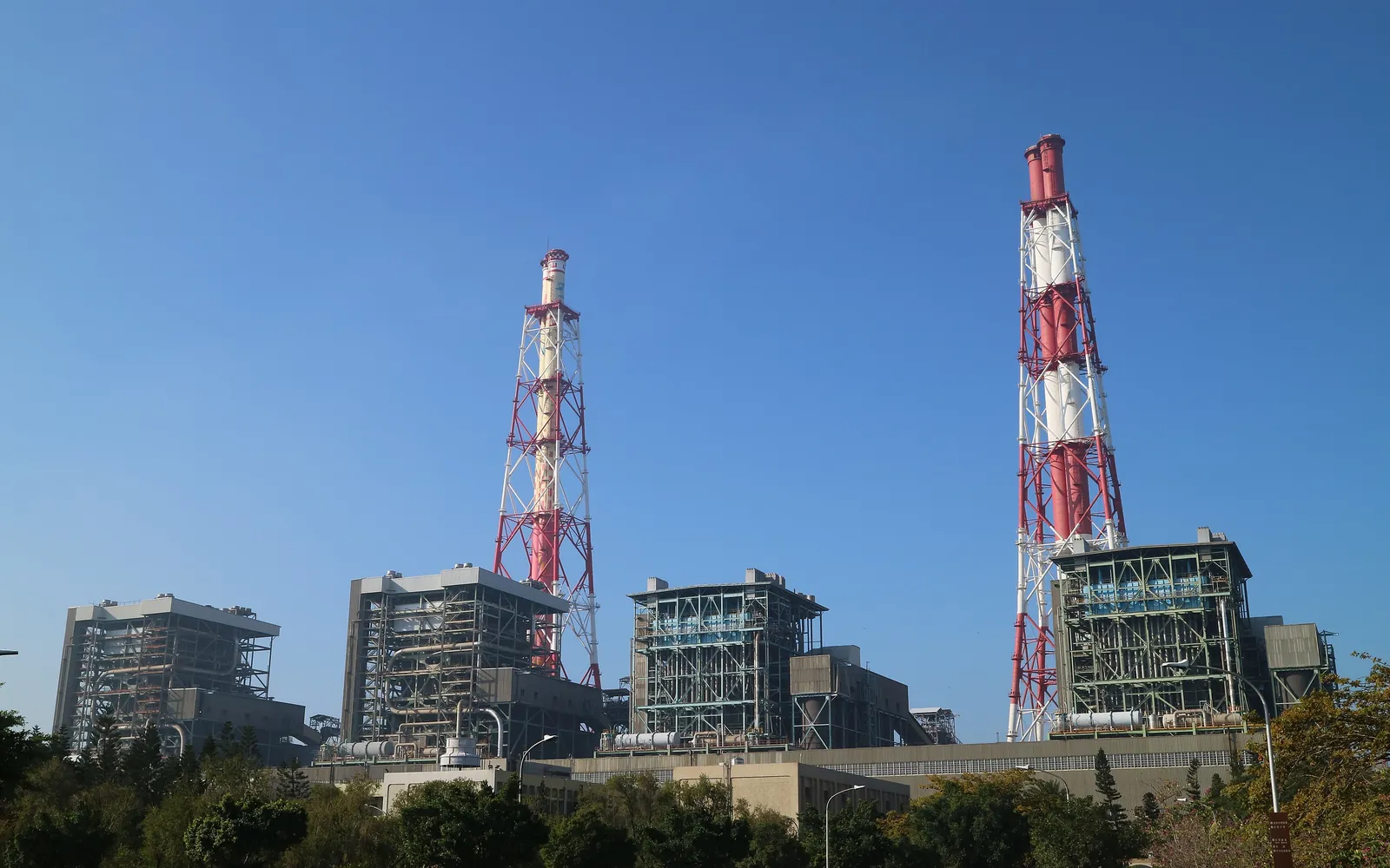 Hsinta Power Plant in Kaohsiung, southern Taiwan.