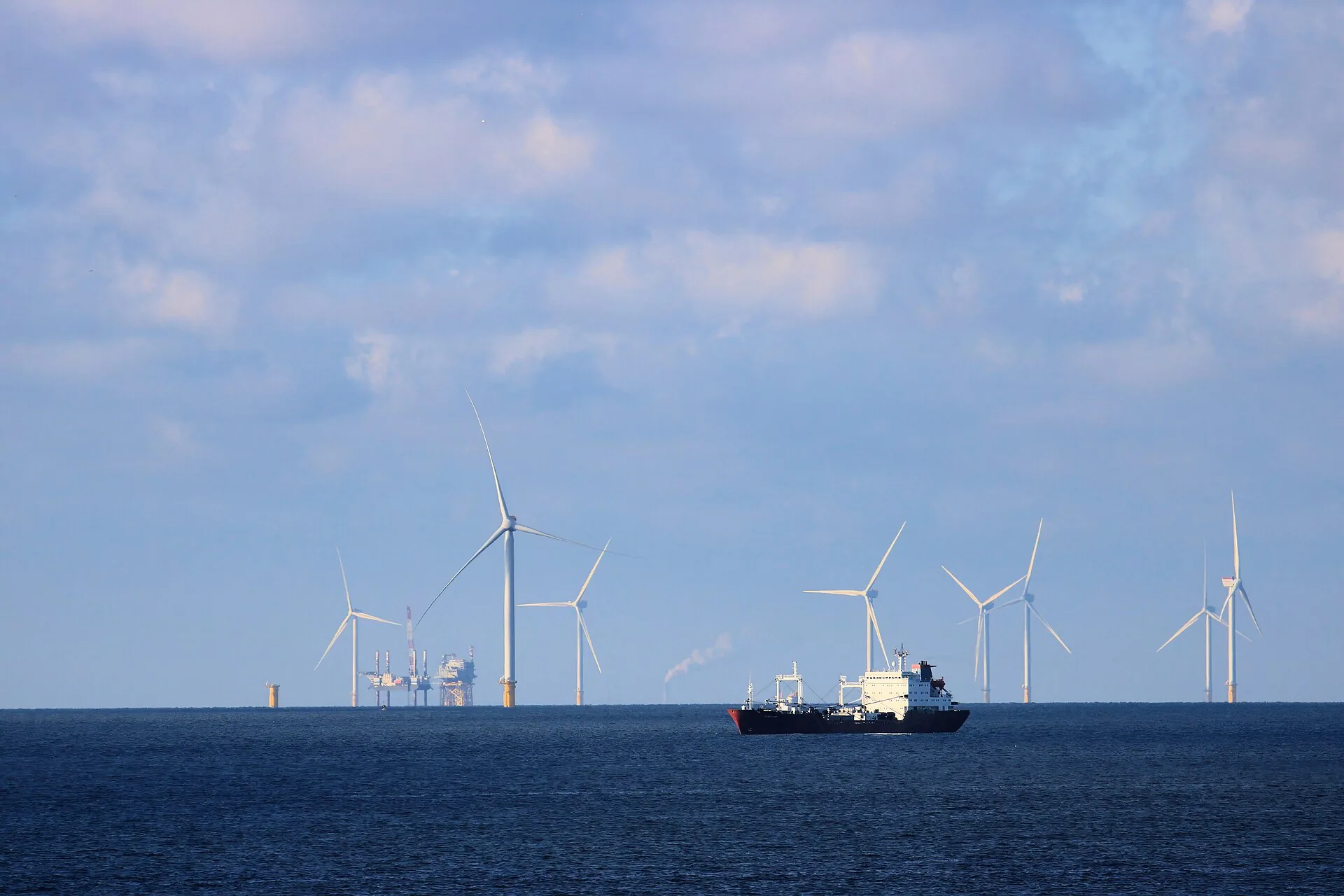 Oil Tanker in North Sea